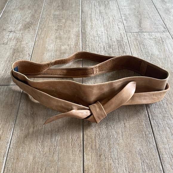 Ada Collection Leather Wrap Belt - Picture 1 of 4